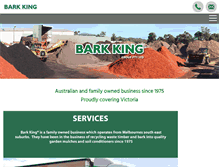 Tablet Screenshot of barkking.com.au